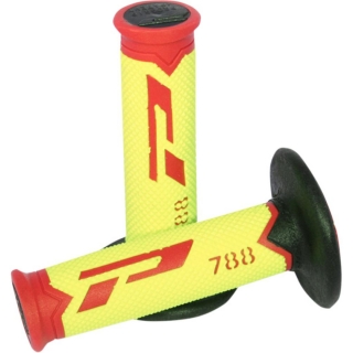 Třívrstvé GRIPY MX Progrip 788 FLUO YELLOW/RED/BLACK