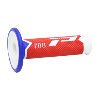 Třívrstvé GRIPY MX PROGRIP 788 WHITE/RED/BLUE