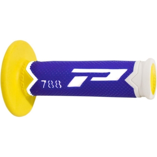 Třívrstvé GRIPY MX PROGRIP 788 WHITE/BLUE/YELLOW