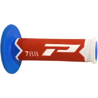 Třívrstvé GRIPY MX PROGRIP 788 WHITE/RED/LIGHT BLUE