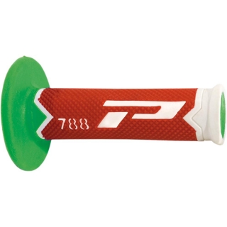 Třívrstvé GRIPY MX PROGRIP 788 WHITE/RED/GREEN