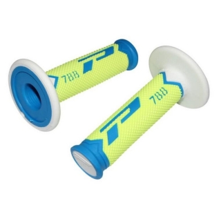 Třívrstvé GRIPY MX PROGRIP 788 BLUE/FLUO YELLOW/WHITE