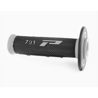 Dvouvrstvé motokrosové rukojeti - gripy Progrip 791 BLACK/GREY