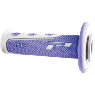 Dvouvrtsvé motokrosové rukojeti - gripy Progrip 793 BLUE/GRAY