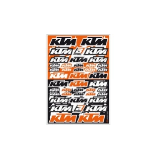 Velká sada polepů BLACKBIRD KTM LOGO DECAL KIT 47 CM X 33 CM 