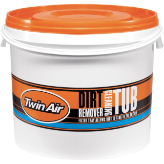 a Kyblík - nádoba pro mytí vzduchových filtrů TWIN AIR LIQUID DIRT REMOVER obsah 10 litrů 