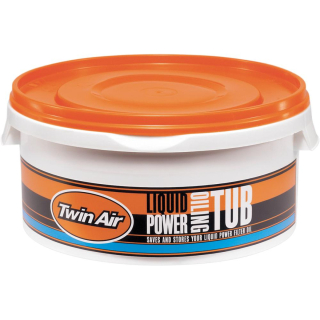 a Kyblík - nádoba pro mytí vzduchových filtrů TWIN AIR LIQUID DIRT REMOVER obsah 3 litry