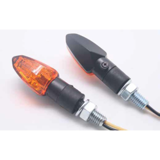 Univerzální blinkry PARTS EUROPE TURN SIGNAL ORANŽOVÉ SKLO - PÁR
