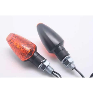 Univerzální blinkry PARTS EUROPE TURN SIGNAL ORANŽOVÉ SKLO - PÁR