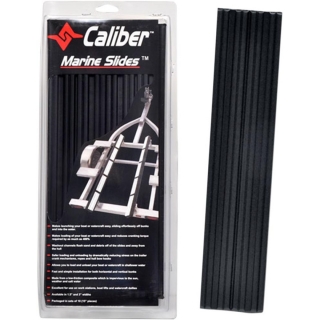 Ochranné panely CALIBER TRAILER BUNK SLIDE MARINE SLIDES BARVA ČERNÁ 37,5 cm L x 3,75 cm W 10 kusů v balení