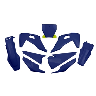 Sada plastů UFO pro HUSQVARNA TC 125/250/350 2016-2019 - barva modrá