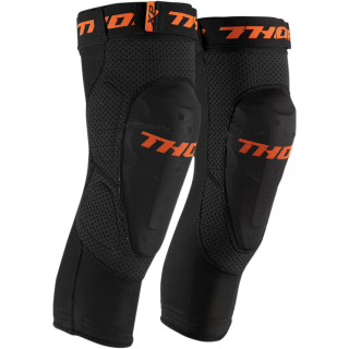 a Kolenní chrániče THOR COMP XP BLACK KNEE GUARD vel. S/M - pár