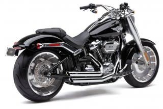 Kompletní vyfuk Cobra Speedster Slash-Downs pro Harley-Davidson FLFBS FatBoy 2018-2019 Chrom