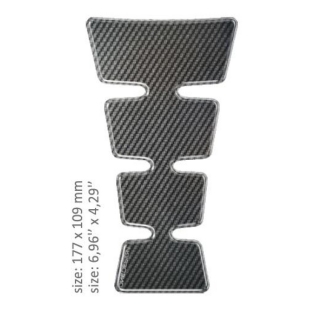 Samolepka - tank pad na nádrž motocyklu ONEDESIGN UNIVERSAL TANK PAD - LESKLÁ ŠEDÁ