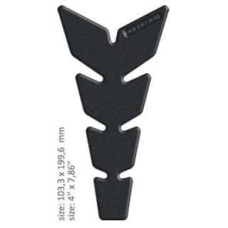 Samolepka - tank pad na nádrž motocyklu ONEDESIGN UNIVERSAL TANK PAD - DESIGN KŮŽE - MATTE BLACK 