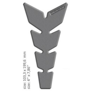 Samolepka - tank pad na nádrž motocyklu ONEDESIGN UNIVERSAL TANK PAD - DESIGN KŮŽE - MATTE GRAY 