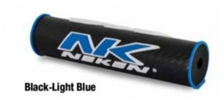 Kryt hrazdy řidítek motocyklu NEKEN BAR PAD STANDARD - délka 24,5 cm - barva černá/modrá