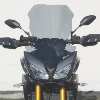 Plexi na motocykl BULLSTER pro YAMAHA MT-09 TRACER 2013-2016, VÝŠKA 57 CM, BARVA ČIRÁ