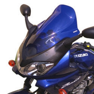 Plexi na motocykl BULLSTER pro SUZUKI GSF 1200 BANDIT 2001-2005, VÝŠKA 44 CM, BARVA ČIRÁ