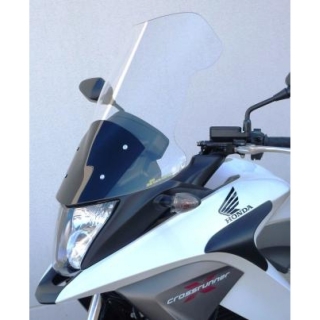 Plexi na motocykl BULLSTER pro HONDA VFR 800 X CROSSRUNNER 2011-2016 ČIRÉ, VÝŠKA PLEXI 44,5 CM