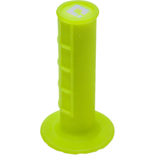 Motokrosové rukojeti - gripy ODI MX V2 LOCK-ON HALF-WAFFLE fluo žluté 