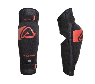 Loketní chrániče - chrániče loktů ACERBIS X-ELBOW GUARD SOFT černá/červená - pár 
