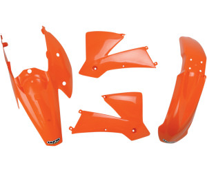 Sada plastů motocyklu UFO PLASTIC BODY KIT pro  KTM SX 125/250/450 rok 2004 barva oranžová