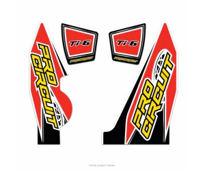 Samolepka na výfuk Pro Circuit Ti6 YAMAHA YZ250F