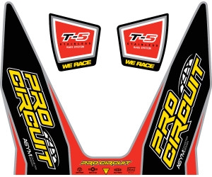 Samolepka na výfuk Pro Circuit T-5
