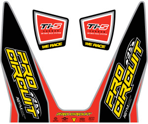 Samolepka na výfuk Pro Circuit Ti-5