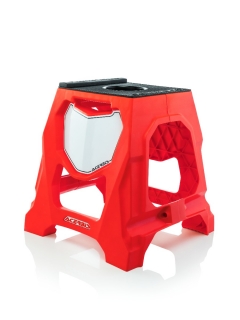Plastový stojan pod motocykl ACERBIS 711 Bike červený