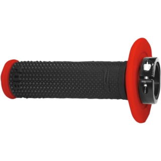 Motokrosové gripy PROGRIP 708 LOCK-ON 2takt+4takt černá/červená - pár