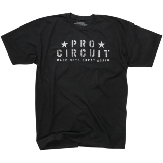 Pánské triko PRO CIRCUIT T-SHIRT PC-FLAG BLACK černé 