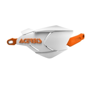 Chrániče páček s výztuhou ACERBIS X-FACTORY bílá/oranžová