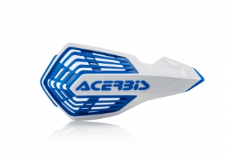 Motocyklové chrániče páček bez výztuhy ACERBIS X-FUTURE VENTED bílá/modrá