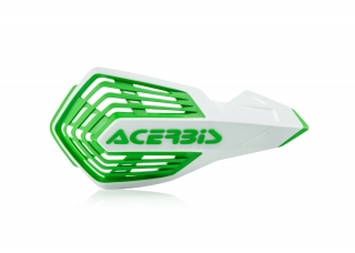A Motocyklové chrániče páček bez výztuhy ACERBIS X-FUTURE VENTED bílá/zelená
