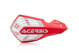 Motocyklové chrániče páček bez výztuhy ACERBIS X-FUTURE VENTED červená/bílá