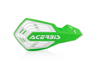 Motocyklové chrániče páček bez výztuhy ACERBIS X-FUTURE VENTED zelená/bílá