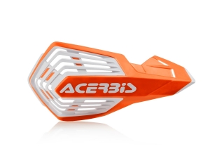 Motocyklové chrániče páček bez výztuhy ACERBIS X-FUTURE VENTED oranžová/bílá