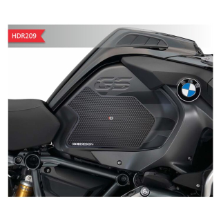 Samolepka - tank pad - tank grips ONEDESIGN pro BMW R1200 GS ADV 2013-2018 barva černá