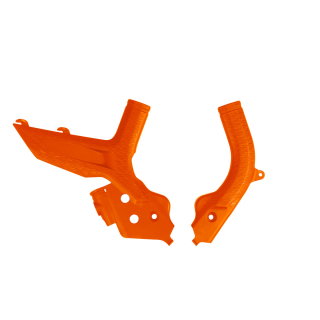 Kryty rámu UFO FRAME GUARDS pro KTM SX 85 rok 2018-2026 viz popis, barva oranžová 