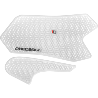 a Samolepka - tank pad - tank grips ONEDESIGN pro DUCATI 899/ 959 / 1199 / 1299 PANIGALE 2018 - barva čirá, rozbaleno 