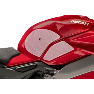 Samolepka - tank pad - tank grips ONEDESIGN pro DUCATI PANIGALE V4 2018 - barva čirá