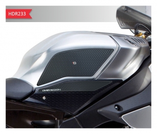 Samolepka - tank pad - tank grips ONEDESIGN pro YAMAHA R1 / R1M 2015-2018 - barva černá  