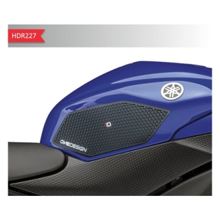 Samolepka - tank pad - tank grips ONEDESIGN pro YAMAHA R6 2008-2016 - barva černá  