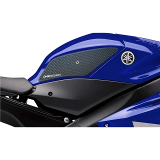 Samolepka - tank pad - tank grips ONEDESIGN pro YAMAHA R6 2017-2018 - barva černá  