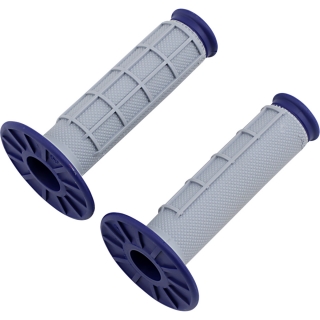 Motokrosové rukojeti - gripy RENTHAL DUAL COMPOUND modré