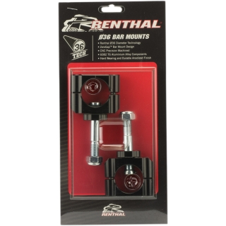 Klemy/držáky řidítek motocyklu RENTHAL pro Honda| Kawasaki| Yamaha offset 5 mm, pro montáž 36 mm (1-3/8") řidítek 