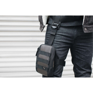 Textilní taška pro připevnění na nohu / taška na nohu SW-MOTECH LEGBAG SET LEGEND LA8 velikost: 19,5 x 13 x 5 cm, objem: 1,25 l