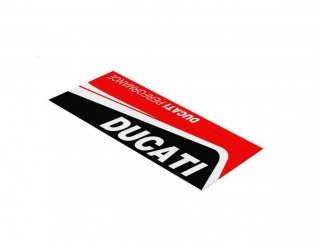 Velký koberec - rohožka pod motocykl FIM DUCATI SUPERBIKE černo/červeno/bílý, rozměry 80×250 cm
